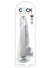 Pipedream Pipedream King Cock Clear 10" Cock with Balls dildo