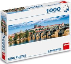 Dino Panoramatické puzzle Pražský hrad, Česká republika 1000 dílků