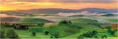 Dino Panoramatické puzzle Val d’Orcia, Toskánsko, Itálie 1000 dílků