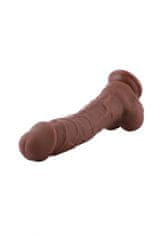 Hismith KlicLok Dildo 23 cm / realistické dildo Brown skin tone