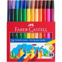 Faber-Castell Popisovače Fibre Jumbo 24 barevné