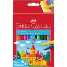 Faber-Castell Popisovače Fibre-Tip Castle 24 barevné