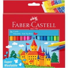 Faber-Castell Popisovače Fibre-Tip Castle 36 barevné