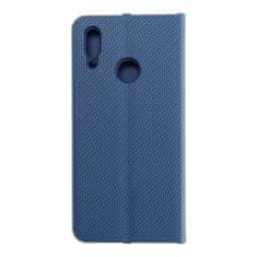 FORCELL Pouzdro / obal na Huawei P Smart 2019 modré - knížkové Forcell LUNA Carbon