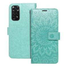 FORCELL Pouzdro / Obal na Xiaomi Redmi Note 11/11S zelená mandala - knížkový Forcell MEZZO