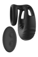 Dreamtoys RAMROD Strong Vibe Cockring Remote (Black), vibrační kroužek na penis