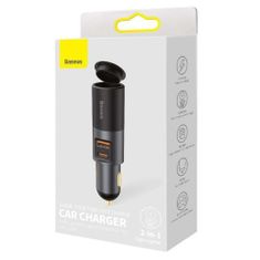 BASEUS Baseus Car Charger Share Together C+U / Cigarette lighter socket, PPS, PD3.0, QC4.0+, SCP, 120W Gray(CCBT-C0G)