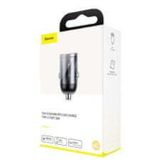 BASEUS Baseus Car Charger Tiny Star Mini PPS Type-C Port 30W Gray (VCHX-B0G)