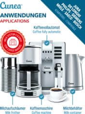 Cunea® Čistič mlečných cest 750 ml kompatibilní s Jura, Delonghi, Bosch, Siemens, Saeco a mnoho dalších.