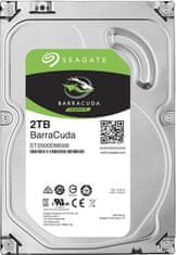 Seagate BarraCuda - 2TB -, 256MB SATAIII 7200rpm 2R