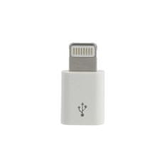 IZMAEL Adaptér - Micro USB na Lightning - Bílá KP28023