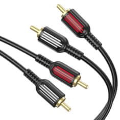 Borofone Kabel BL13 - 2RCA na 2RCA - 1,5m - Černá KP28006