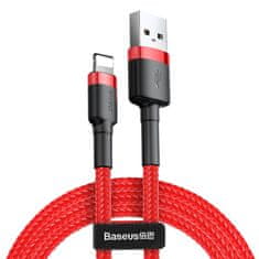 BASEUS Cafule USB kabel - iPhone lightning QC 3,0 / 0,5m / 2,4A red CALKLF-A09