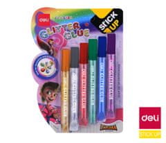 Deli stationery Lepidlo glitrové 6ks STICK UP DELI EA71101 12ml