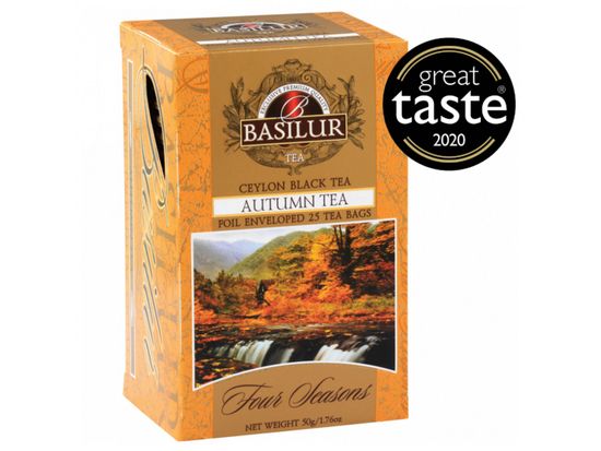 sarcia.eu BASILUR Autumn Tea - Cejlonský černý čaj s javorem, 25x2g