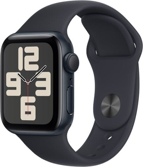 Apple Watch SE 2023, 40mm, Midnight, Midnight Sport Band - S/M