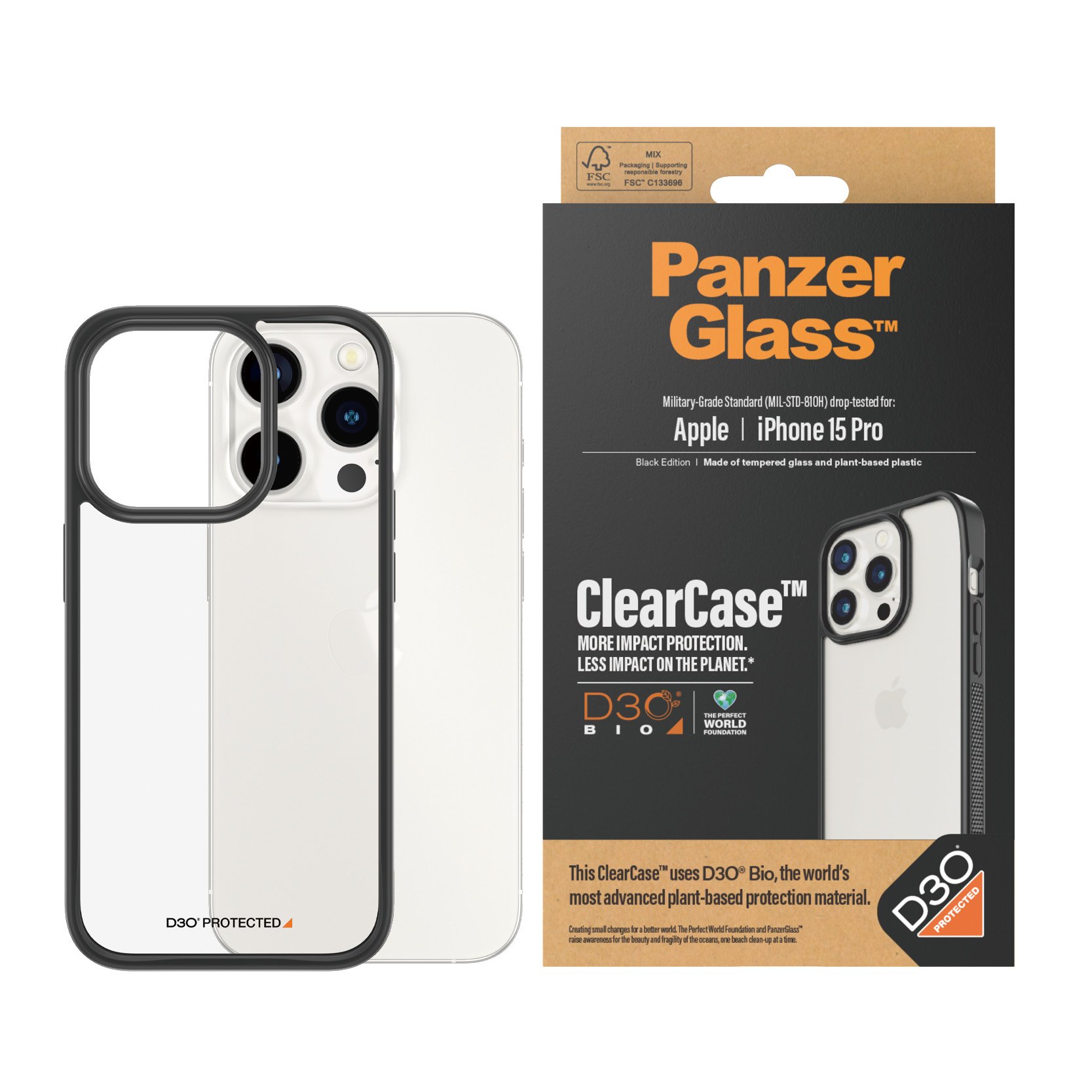 PanzerGlass ClearCaseColorColor pre Apple iPhone 2022