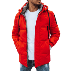 Dstreet Pánská zimní prošívaná bunda červená tx4461 M