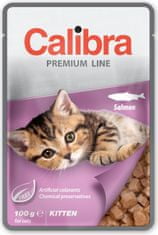 Calibra Cat kapsa Premium Kitten Salmon 100g