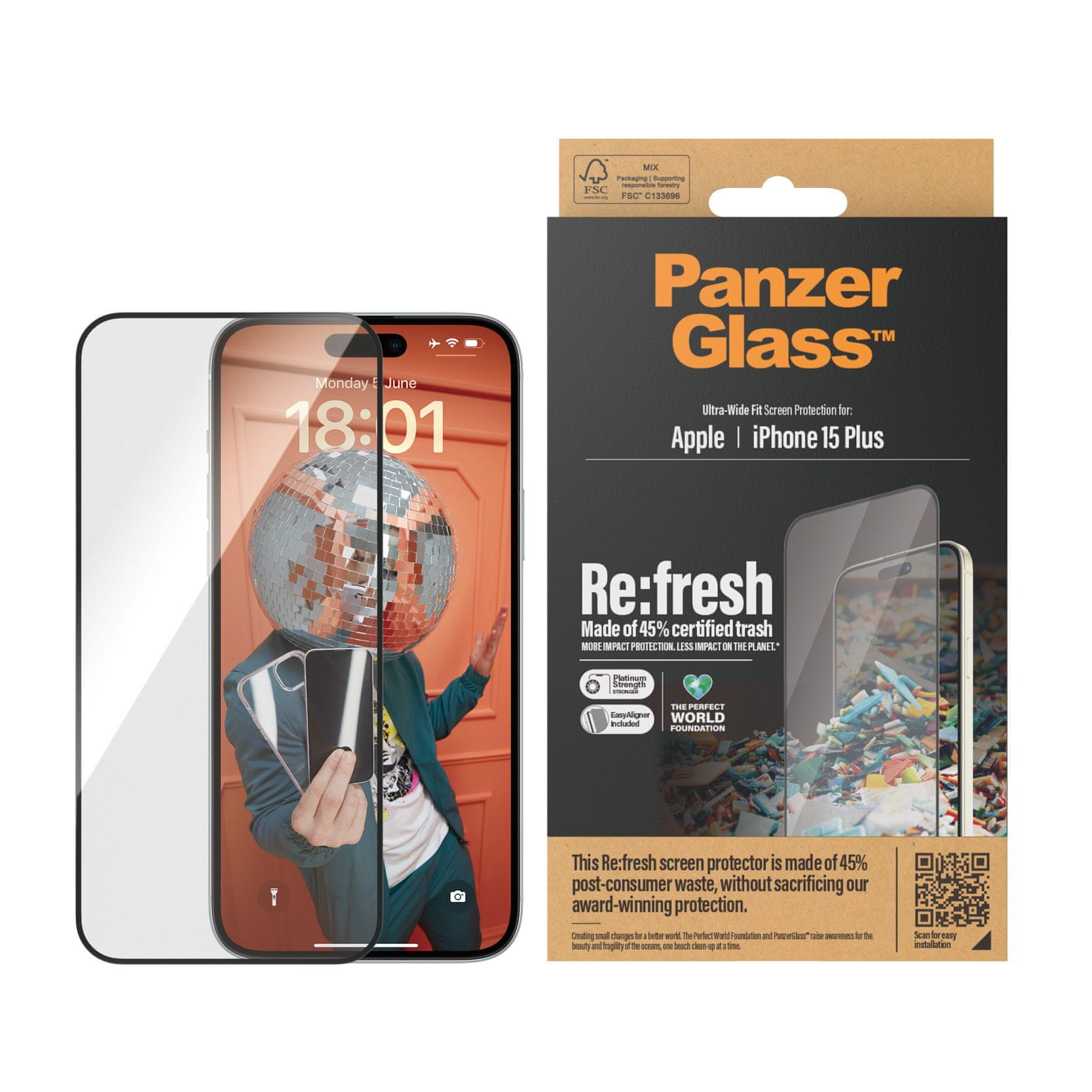 ochranné sklo PanzerGlass Apple iPhone 14