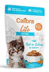 Cat Life kapsa Kitten Salmon in gravy 85g