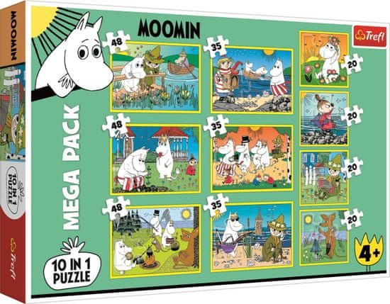 Trefl Puzzle Mumínci MEGA PACK 10v1