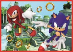 Trefl Puzzle Sonic: Dobrodružná jízda 4v1 (35,48,54,70 dílků)