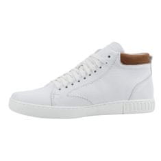 Pánská kožená obuv creepers 2108sw white velikost 44