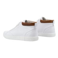 Pánská kožená obuv creepers 2108sw white velikost 44