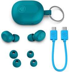 Jlab Mini True Wireless Earbuds, tyrkysová