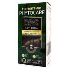 Rosaimpex Herbal Time Phytocare permanentní barva na vlasy natural Vegan 4N tmavě hnědá 130 ml