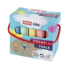 Easy Colours-chodníkové křídy 15 ks/sada