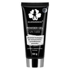 MH Star Akrylgel Powder Gel stavební Hema/DiHema free 50g Clear čirý