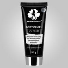 MH Star Akrylgel Powder Gel stavební Hema/DiHema free 50g Clear čirý