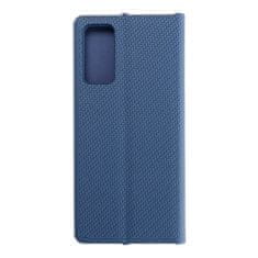 FORCELL Pouzdro / obal na Samsung Galaxy S20 FE / S20 FE 5G modré - knížkové Forcell LUNA Carbon