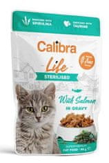 Cat Life kapsa Sterilised Salmon in gravy 85g