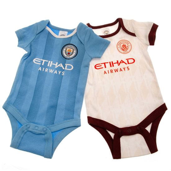 Fan-shop 2pack body MANCHESTER CITY 23/24 Shirt Baby: 0/3 měsíce