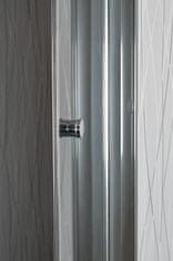 Arttec Dvoukřídlé sprchové dveře do niky SALOON 95 - 100 cm čiré sklo