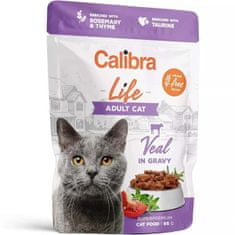 Calibra Cat Life kaps. Adult Veal in gravy 85 g