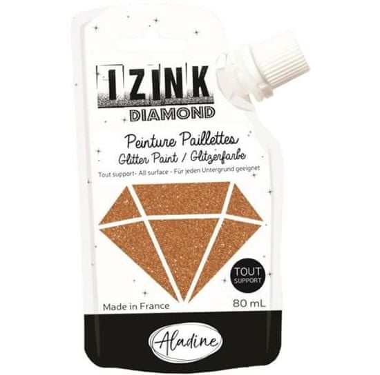 Diamond Diamantová barva IZINK - měděná, 80 ml