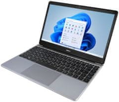 Umax notebook VisionBook 14WRx/ 14,1" IPS/ 1920x1080/ N4020/ 4GB/ 128GB eMMC/ mini HDMI/ USB/ USB 3.0/ W11 Pro/ šedý