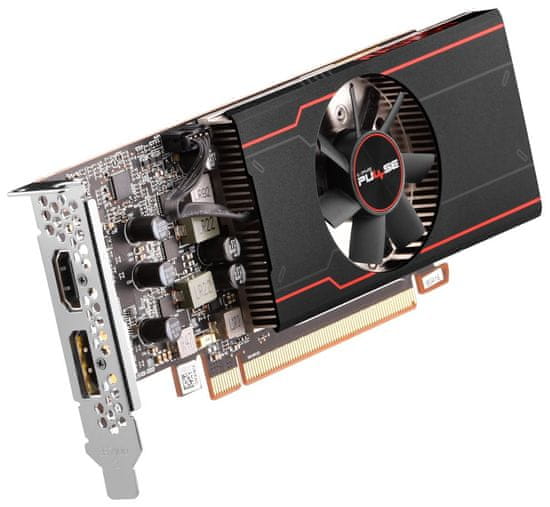 Sapphire PULSE RADEON RX 6400 GAMING 4GB / 4GB GDDR6 / PCI-E / HDMI / DP / low profile