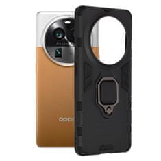 Tech-protect Odolné Pouzdro Ring Armor Case pro Oppo Find X6 Pro - Černá KP28055