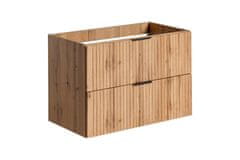 COMAD Skříňka pod umyvadlo 80 cm, Comad ADEL OAK 82-80-B-2S, dub