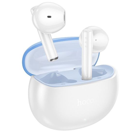 Hoco Bezdrátová sluchátka Hoco (EW38) – TWS, Bluetooth 5.3, Hi-Fi zvuk, Stereo, dotykové ovládání – bílá