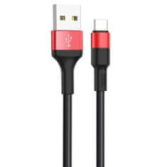 Hoco Datový kabel Hoco Xpress Charge (X26) – USB-A na USB Type-C, 10W, 2A, 1,0m – černý/červený