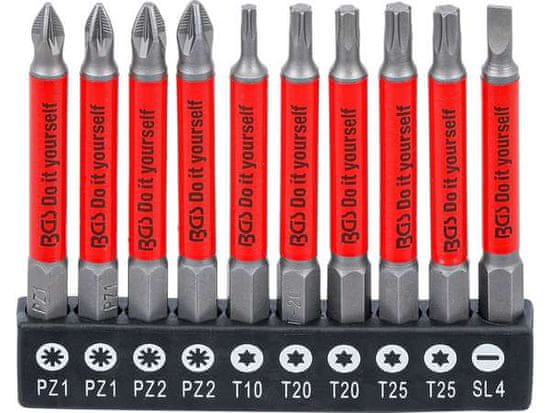 BGS technic BGS Technic BGS 4831 Sada protiskluzových bitů, magnetická, 70 mm (10 dílná)