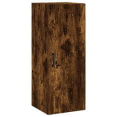 Greatstore Skříň highboard kouřový dub 34,5 x 34 x 180 cm kompozitní dřevo