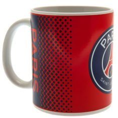 FotbalFans Keramický hrnek Paris Saint Germain FC, červený, barevný znak, 315 ml