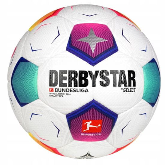 SELECT Míč fotbalová Derbystar Brillant Aps Fifa Quality Pro V23 barevná 1016096 P9745